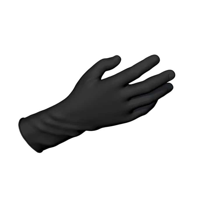 Dynarex Safe-Touch Black Nitrile Exam Gloves - Image 2