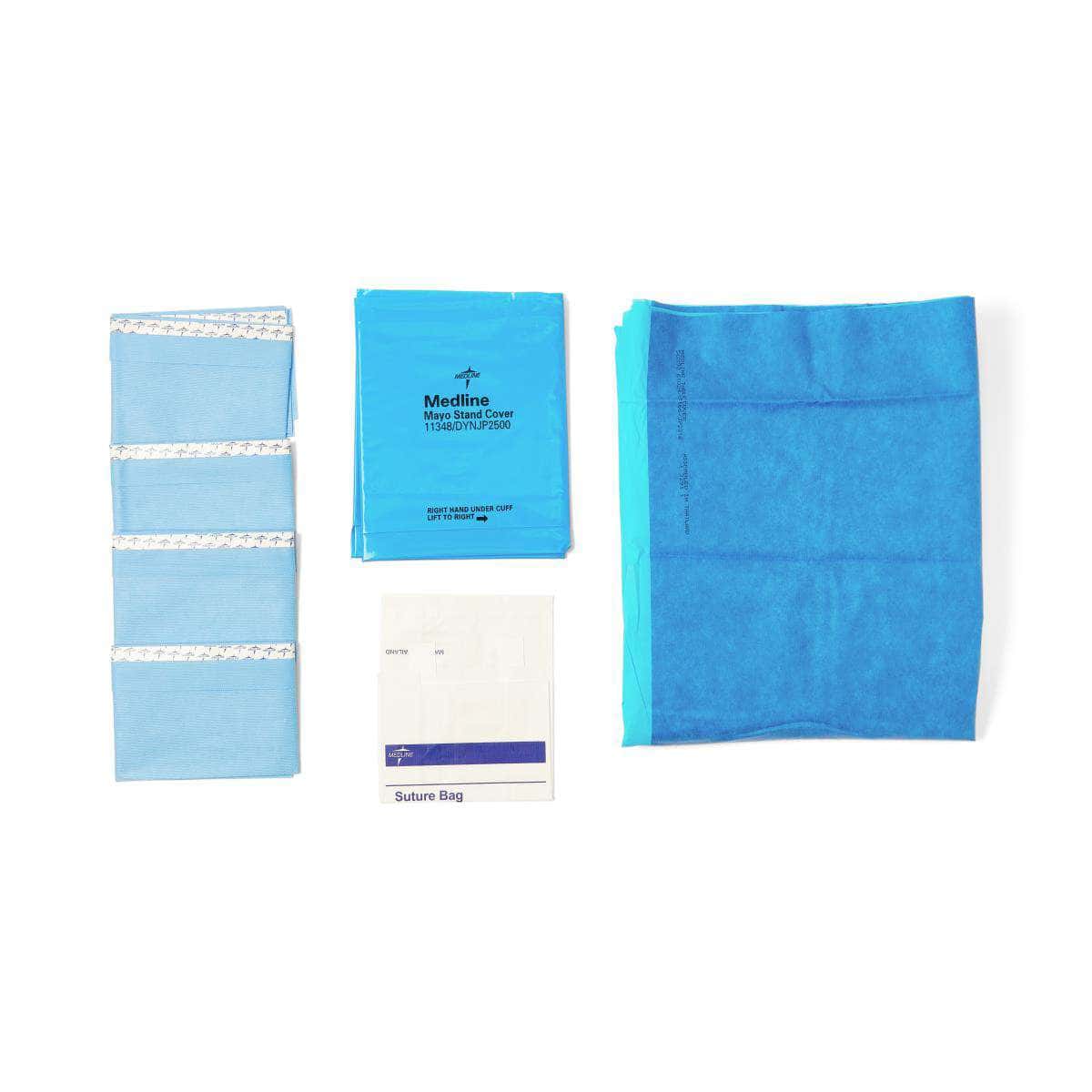Medline Set-Up Surgical Packs with Drapes - Case of 13 - Image 1