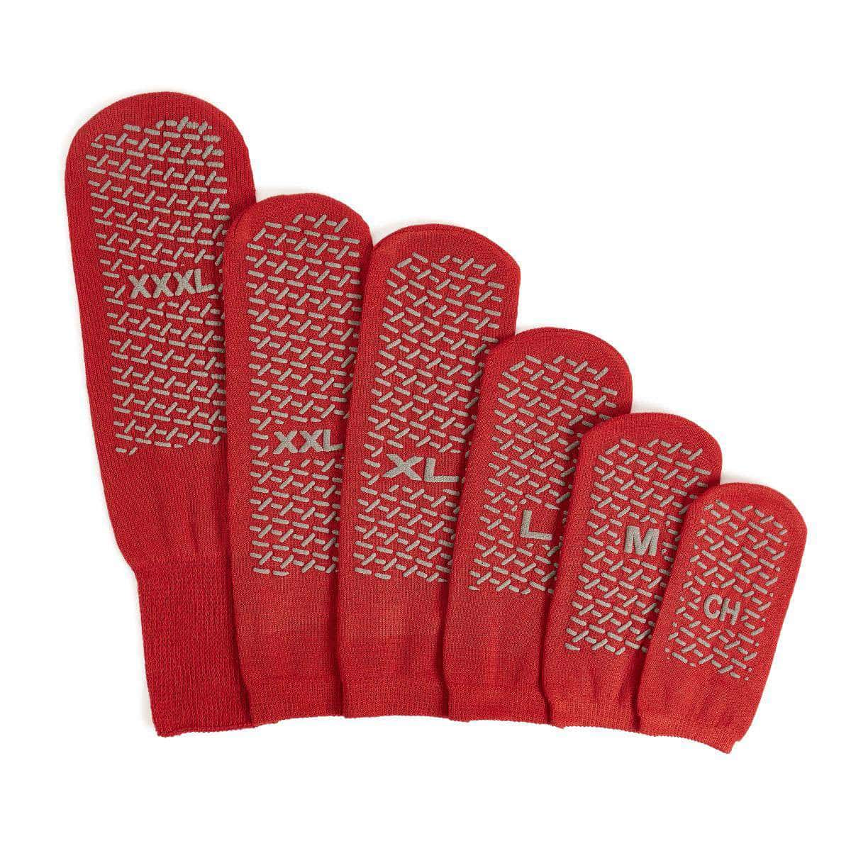 Medline Double-Tread Fall Prevention Patient Slippers - Image 2