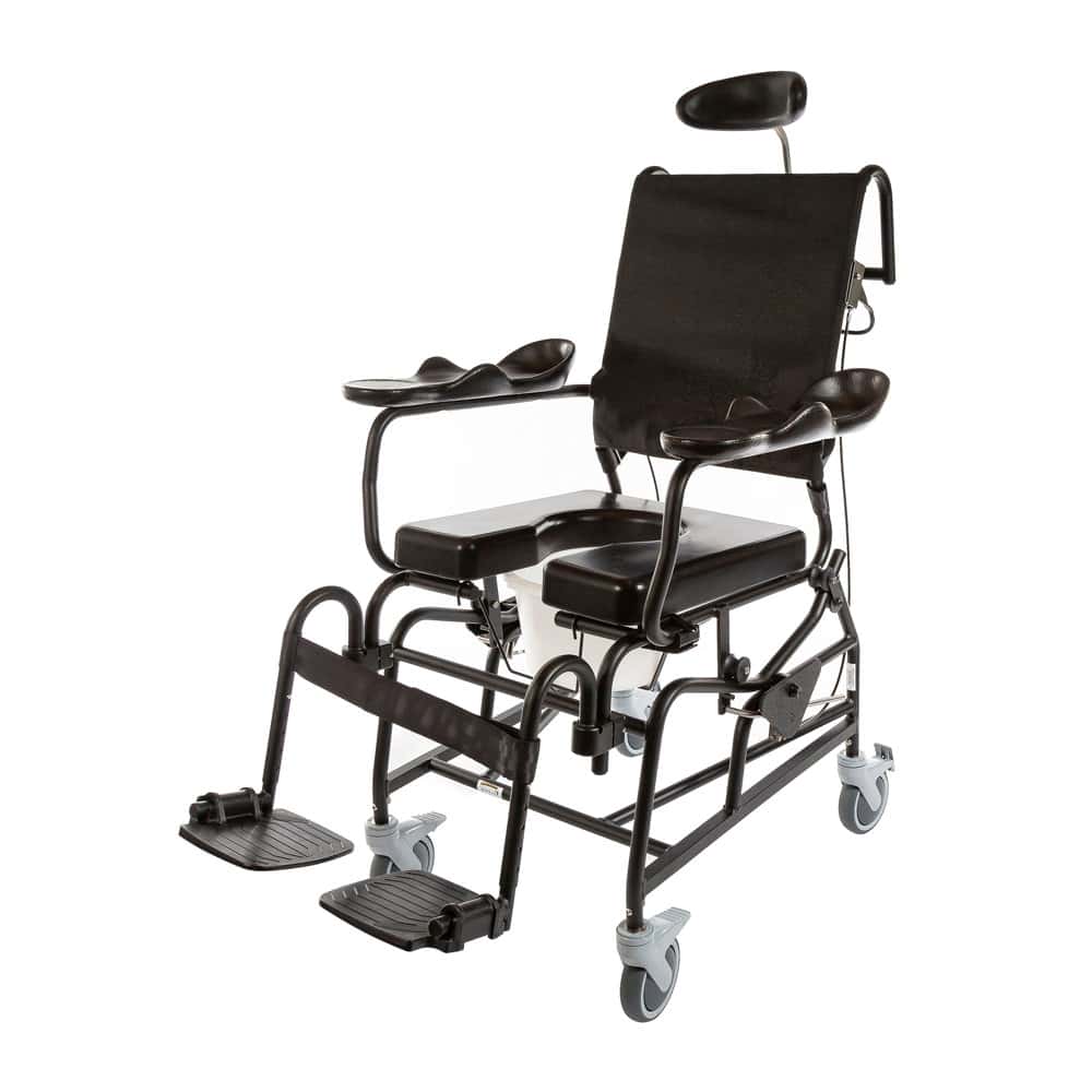 Activeaid 285 Rehab Shower/Commode Chair with Tilt-in-Space - Image 2