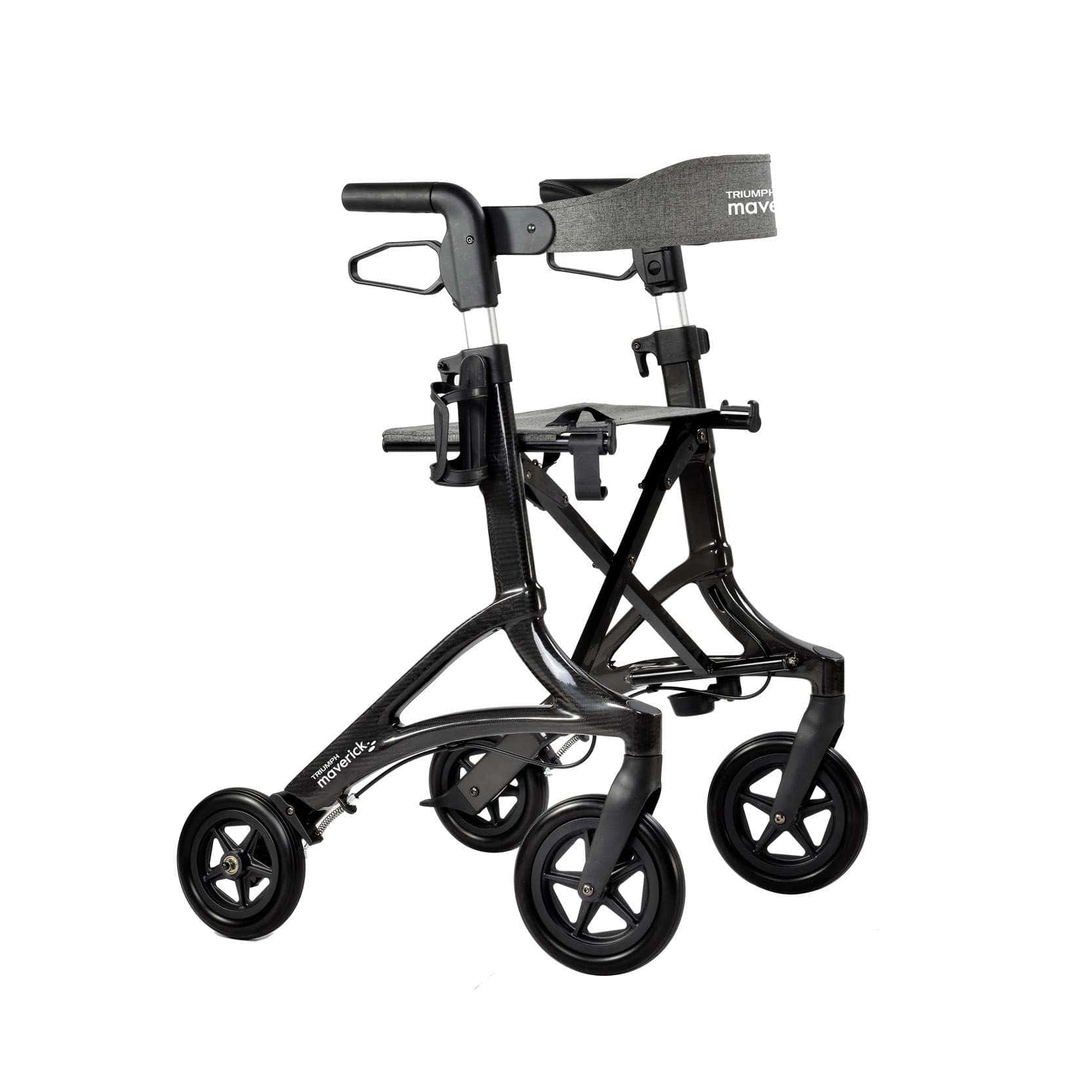 Triumph Mobility Maverick Carbon Fibre Rollator - Image 1
