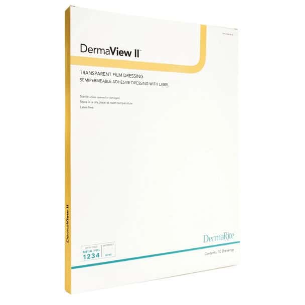 DermaView II Transparent Adhesive Film Wound Dressing With Label - Image 4