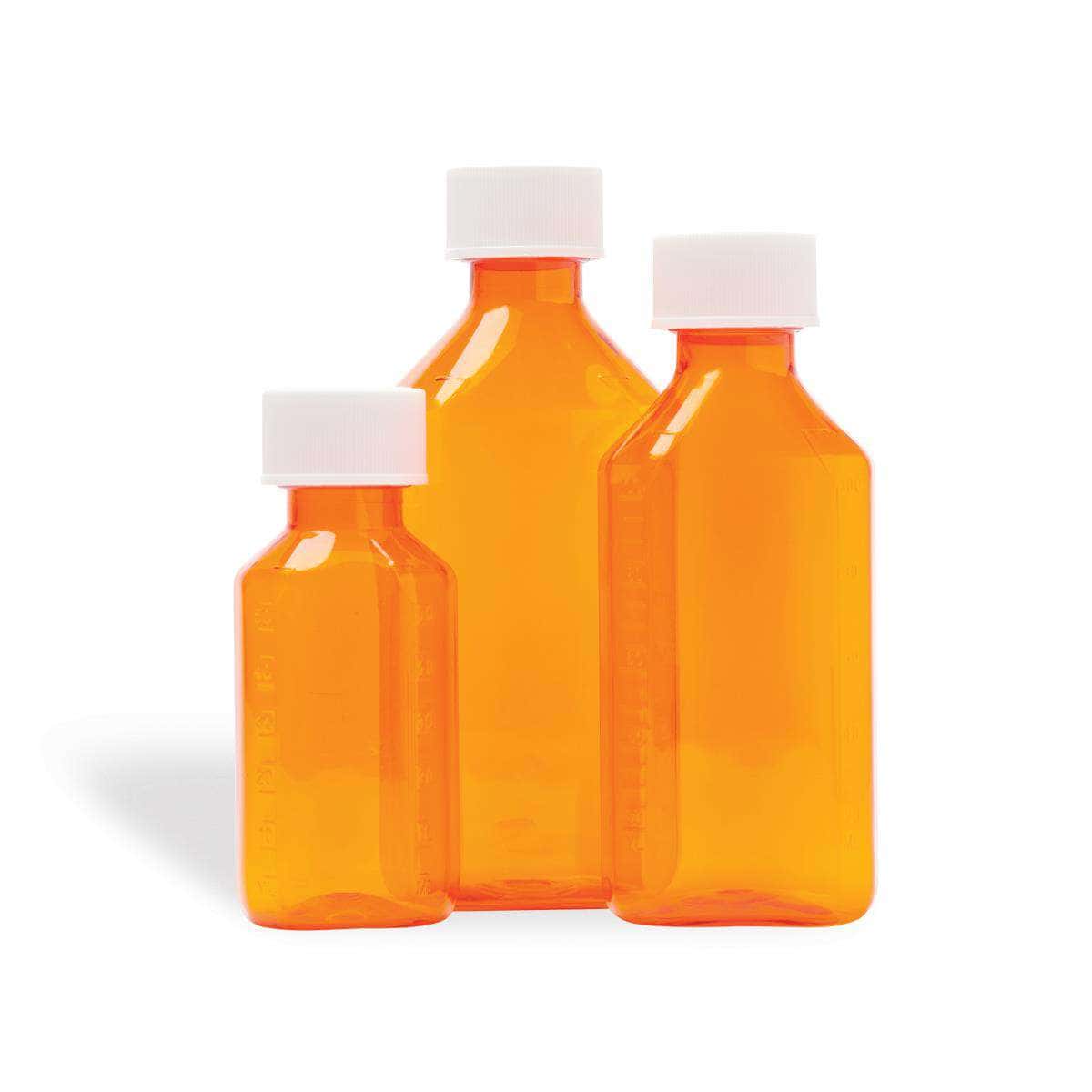 Medline Amber Oval Bottles - Image 1