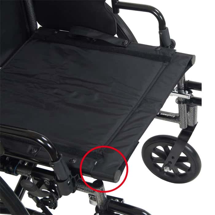 Drive Medical cruiser III lightweight dual axle wheelchair - Image 4