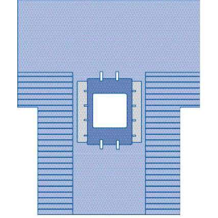 Medline Bariatric Surgical Drape with Pouches - Case of 8 - Image 1