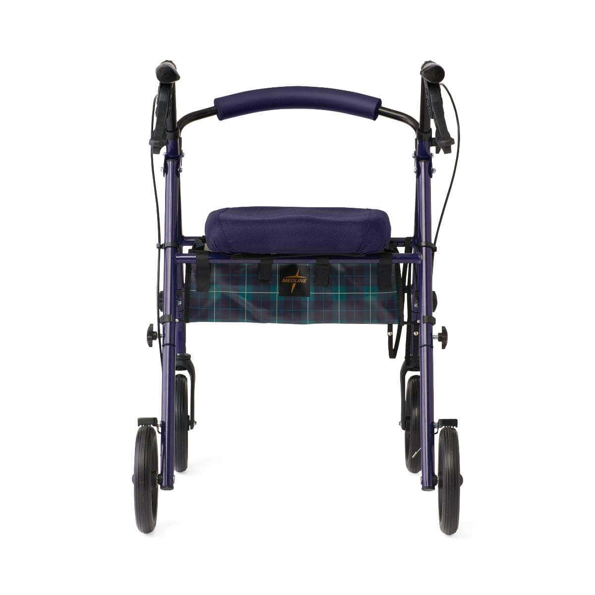Medline Basic Steel Rollator with Microban, 8" Wheels - Image 3