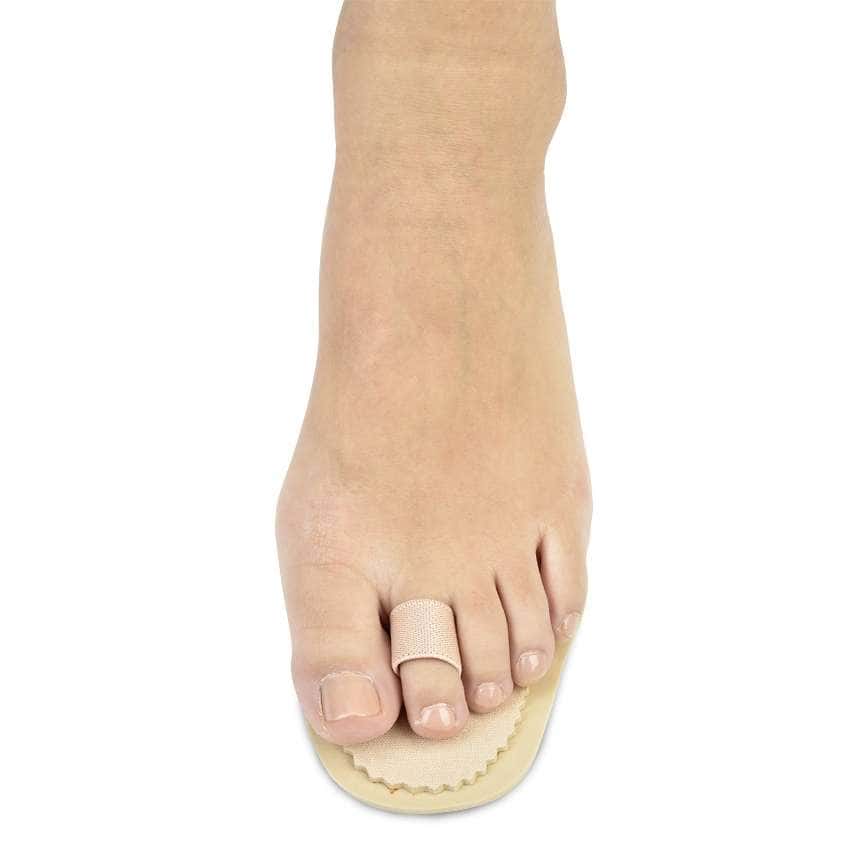 Silipos Single Loop Toe Splint Toe Splint Tan Pull-On One Size Fits Most Foot - Image 1