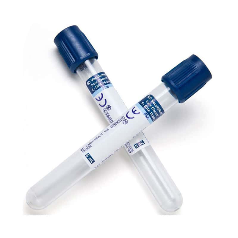 BD Vacutainer Trace Element K2 EDTA 10.8 mg Blood Collection Tubes - Image 1