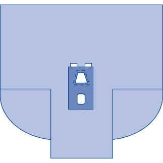 Medline Sterile Laparoscopy Surgical Drapes with Gussets - Case of 10 - Image 2