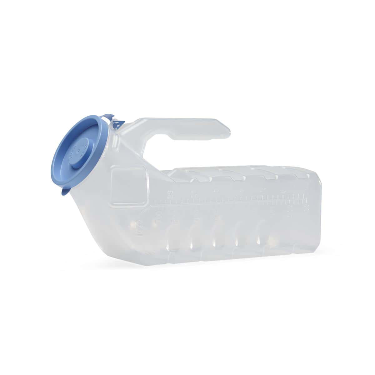 Medline Autoclavable Urinal with Blue Lid - Case of 12 - Image 1