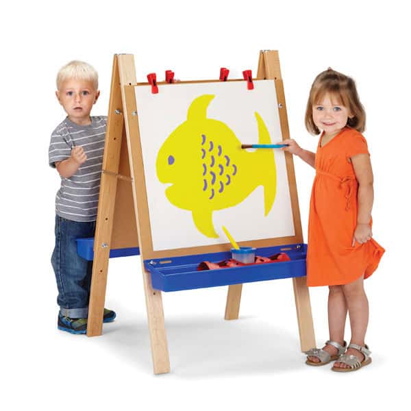Jonti-Craft toddler adjustable easel - Image 1