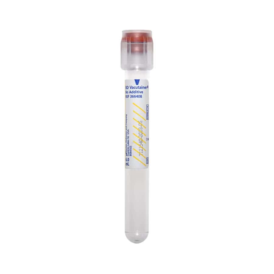 BD Vacutainer No Additive (Z) Plus Secondary Tube, 6 mL - Image 1
