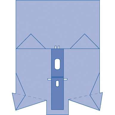 Medline Abdominal Lithotomy Drape, Sterile - Image 1