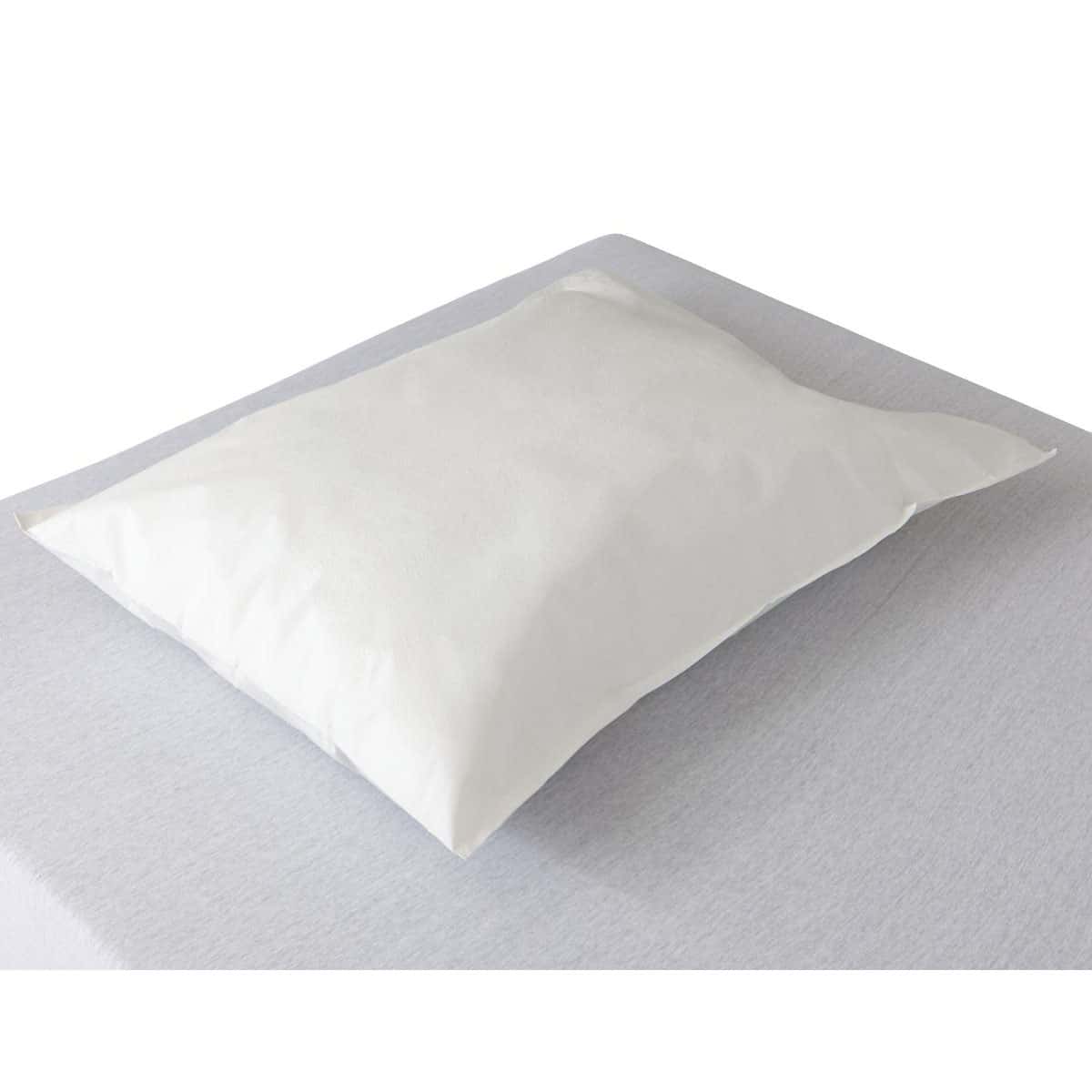 Disposable Ultracel White Pillowcase - Case of 100 - Image 1