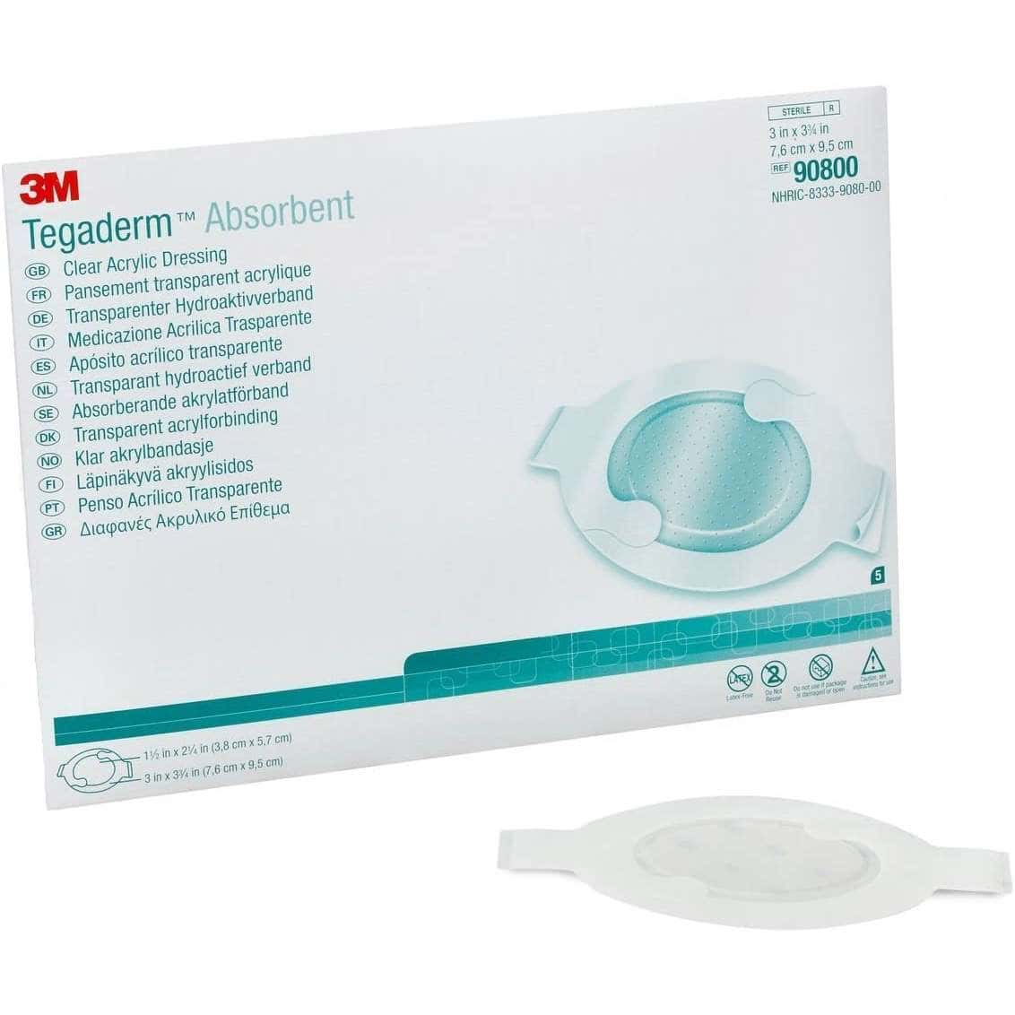 3M Tegaderm Clear Absorbent Acrylic Dressing - Image 4