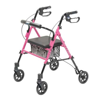 Lumex Set n' Go Height Adjustable Rollator - Image 4