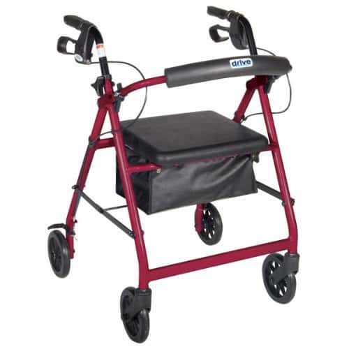 Drive Aluminum Rollator With 6" Casters - Image 3