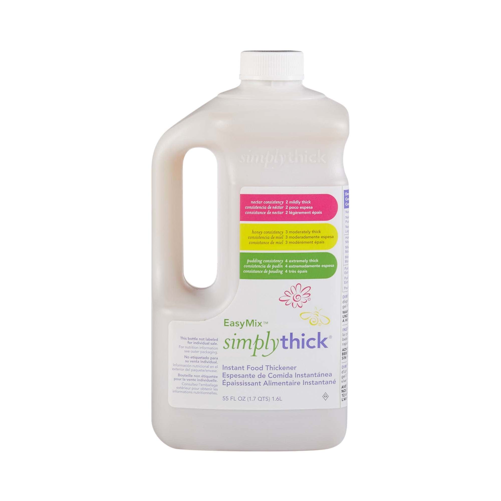 SimplyThick Easy Mix Instant Food and Beverage Thickener, 1.6L Bottle with Pump - Image 1