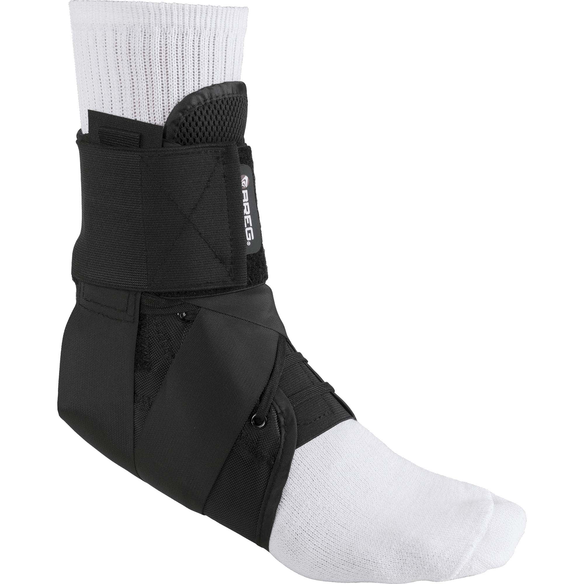 Bregs Wraptor Ankle Stabilizer With Speed Lacers, Black - Image 1