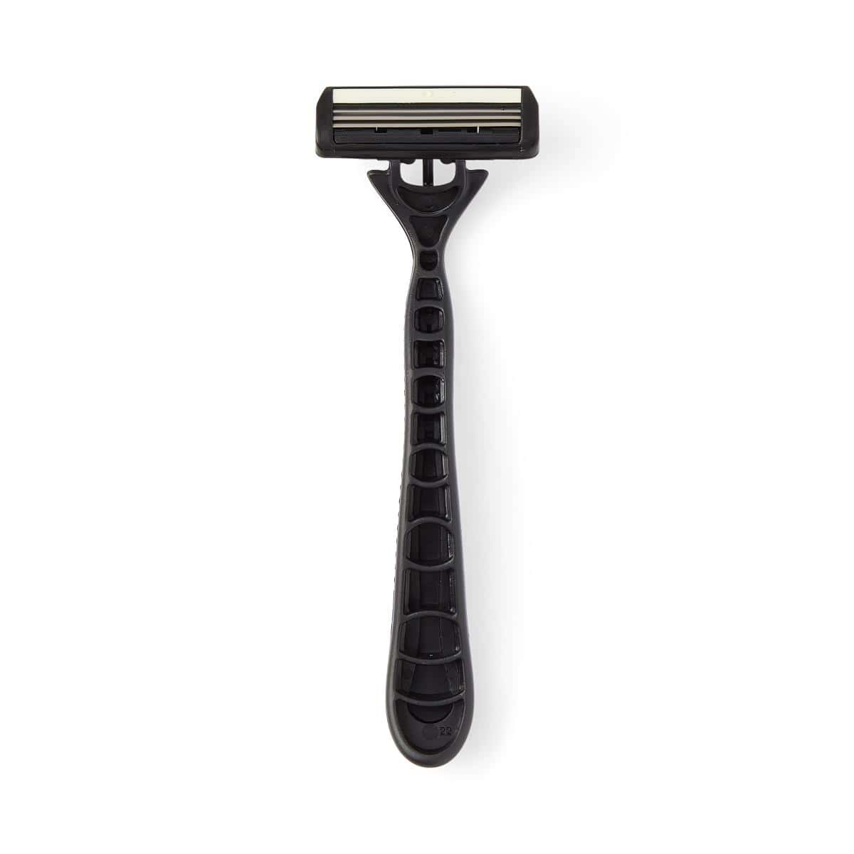 Medline Triple Blade Facial Razors with Lubrication Strip - Image 1