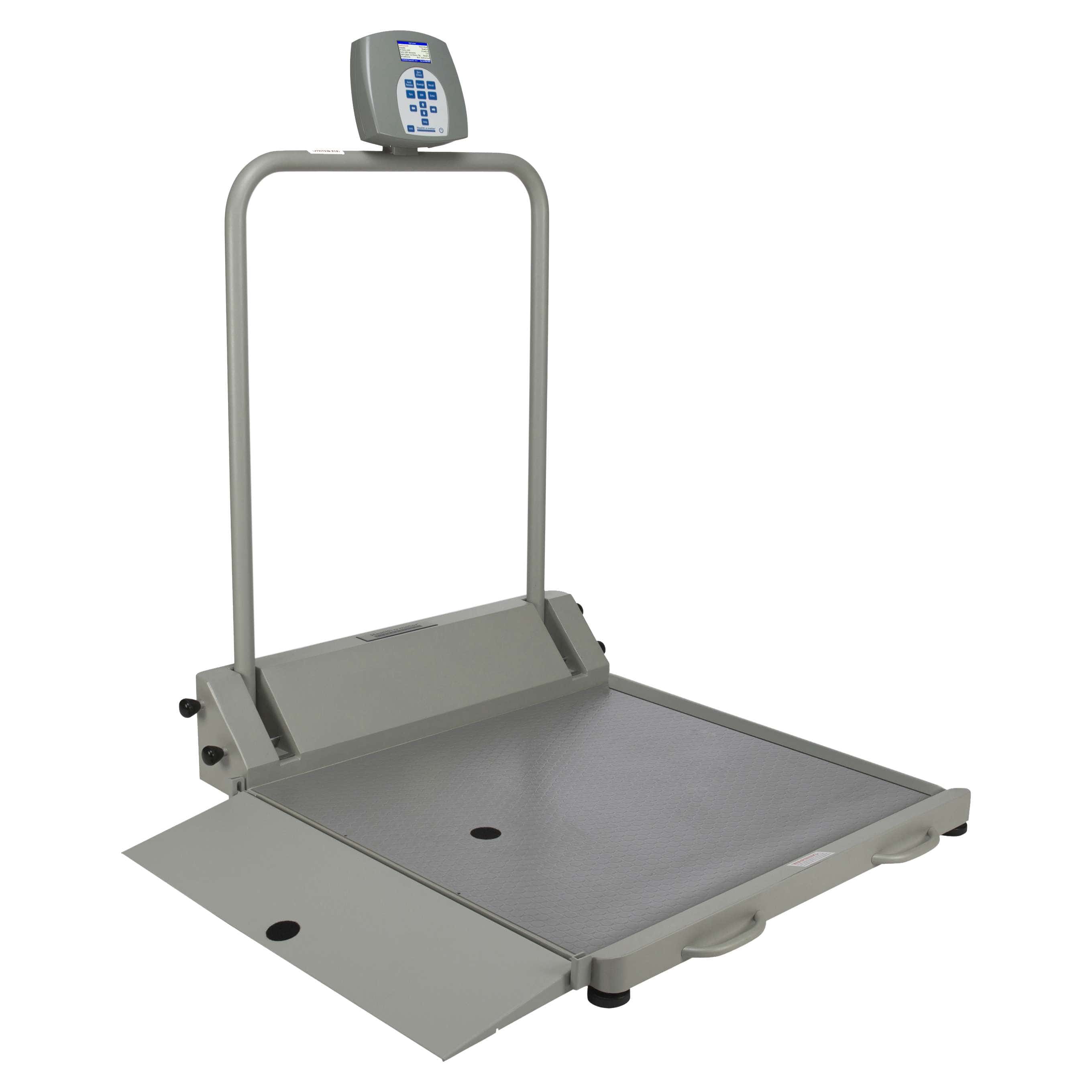 Health O Meter Bariatric Digital Wheelchair Scale, 1000 lbs. - Image 1