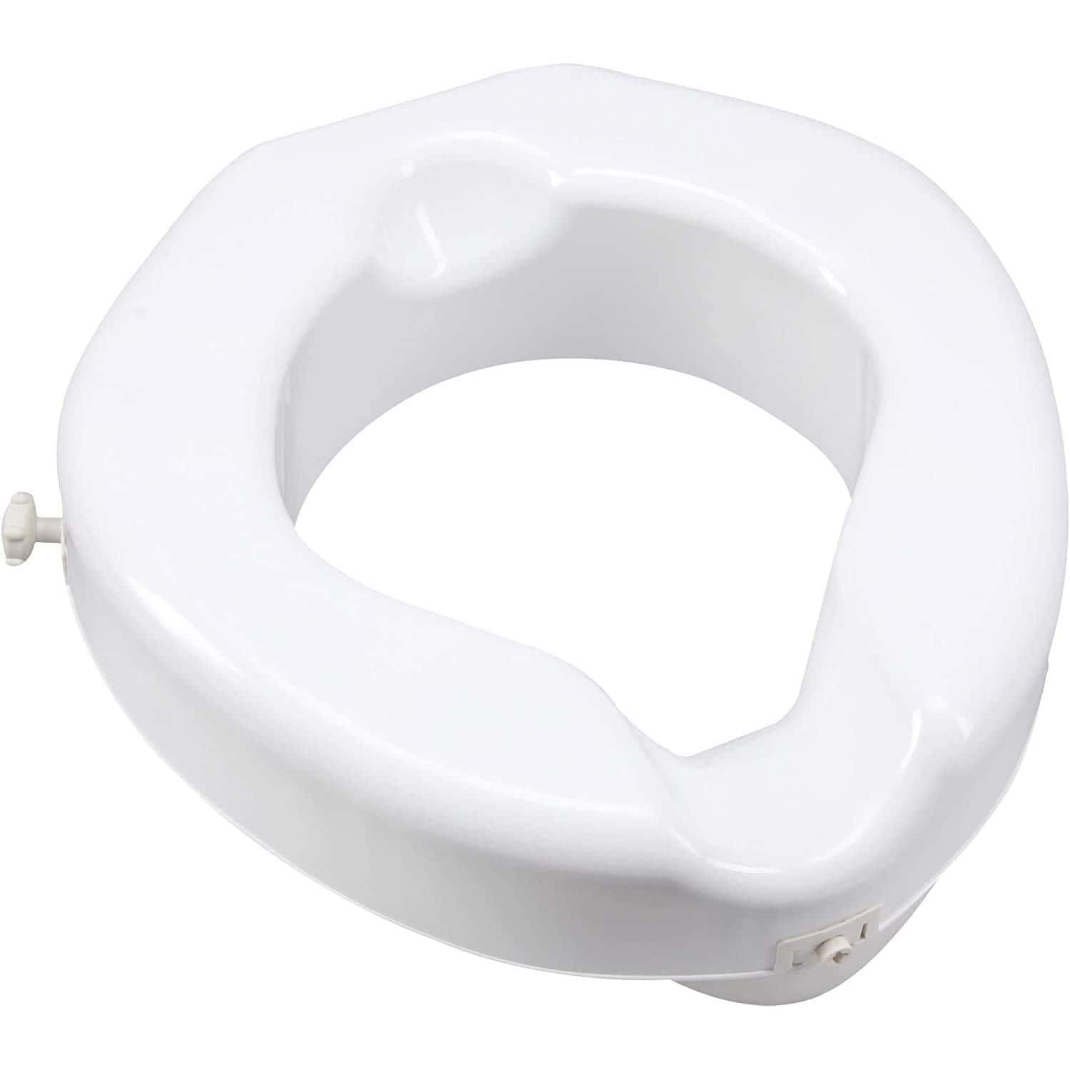 Carex Safe Lock Bariatric Raised Toilet Seat - Image 1