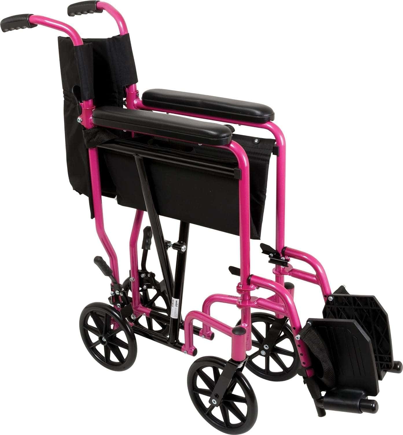 ProBasics Aluminum Transport Chair with Footrests, 19 Inch - Image 2