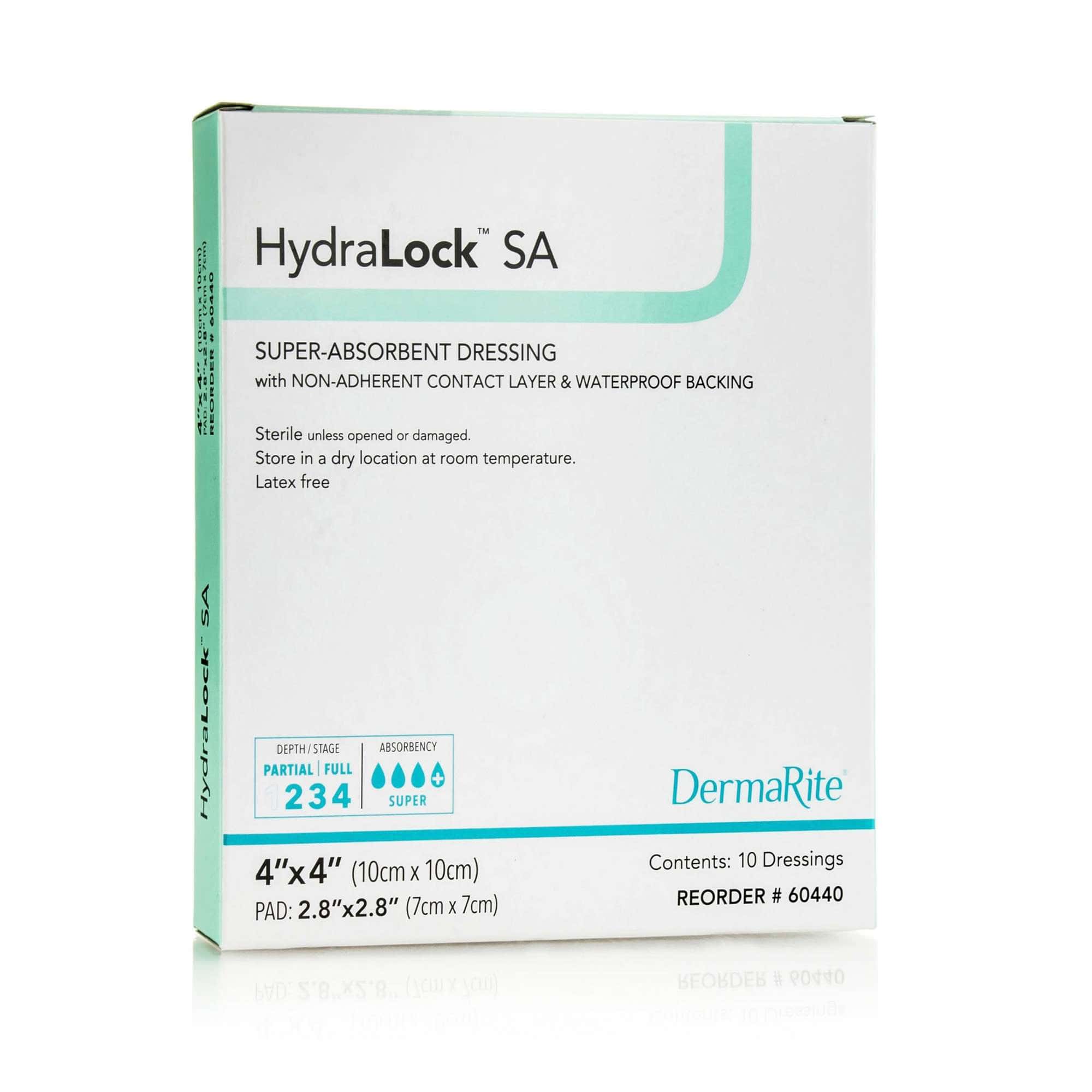 DermaRite HydraLock SA Super Absorbent Wound Dressing - Image 1