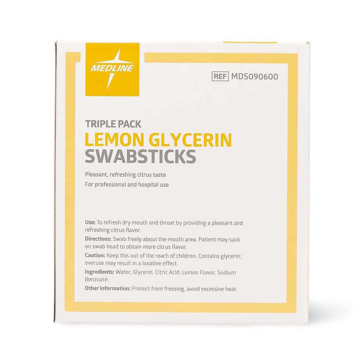 Medline Lemon Glycerin Oral Swabsticks - Image 2