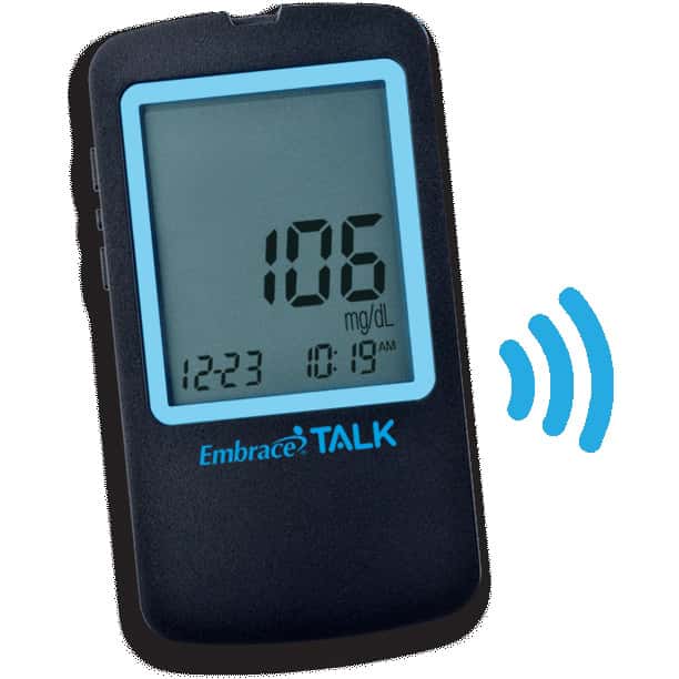 Embrace Talk Blood Glucose Monitor Meter - Image 1