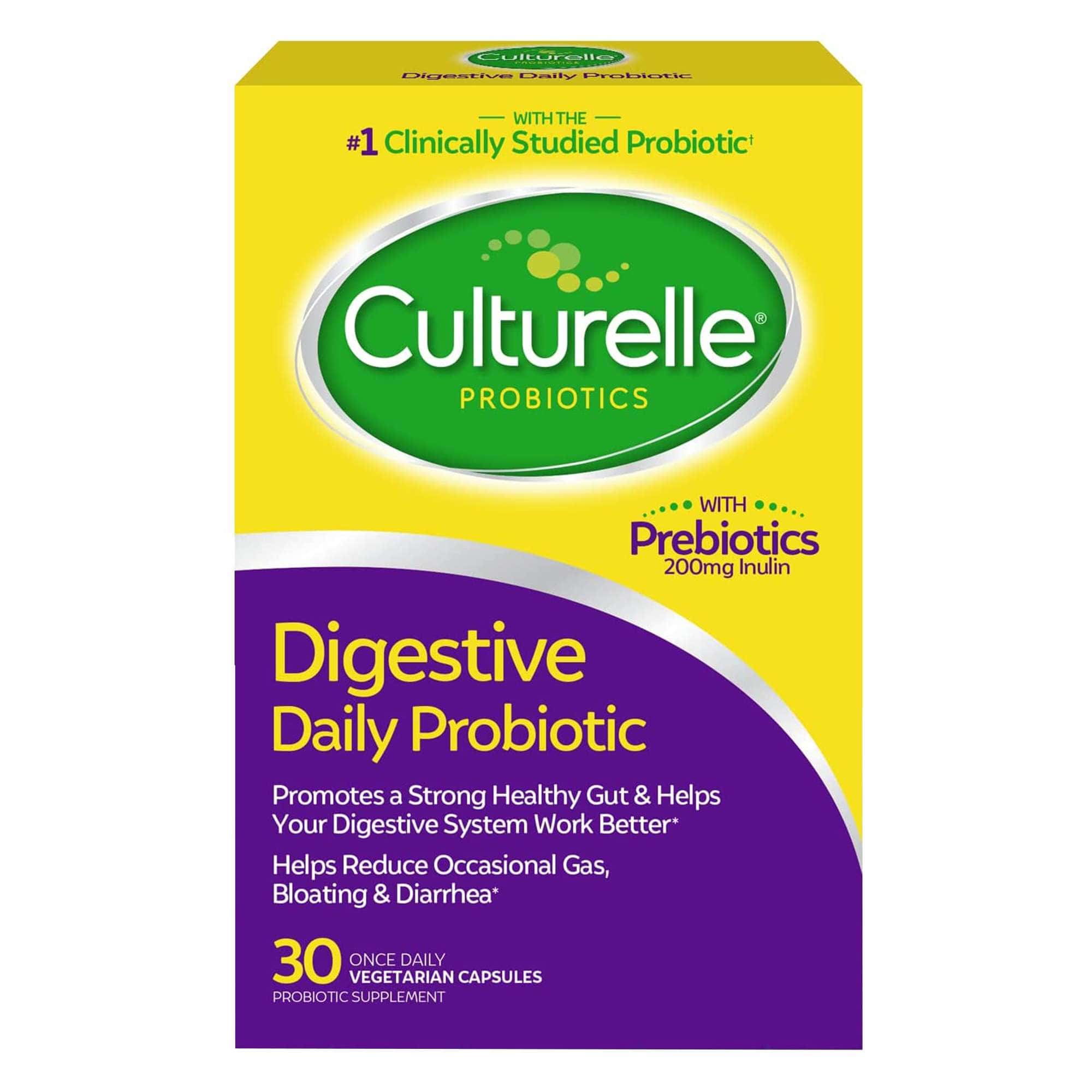 Culturelle Digestive Daily Probiotic Capsules - Box of 30 - Image 2