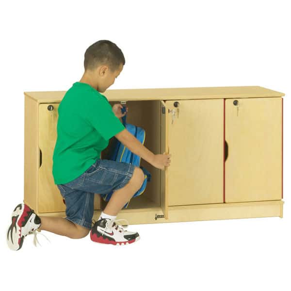 Jonti-Craft stacking lockable lockers - Image 1