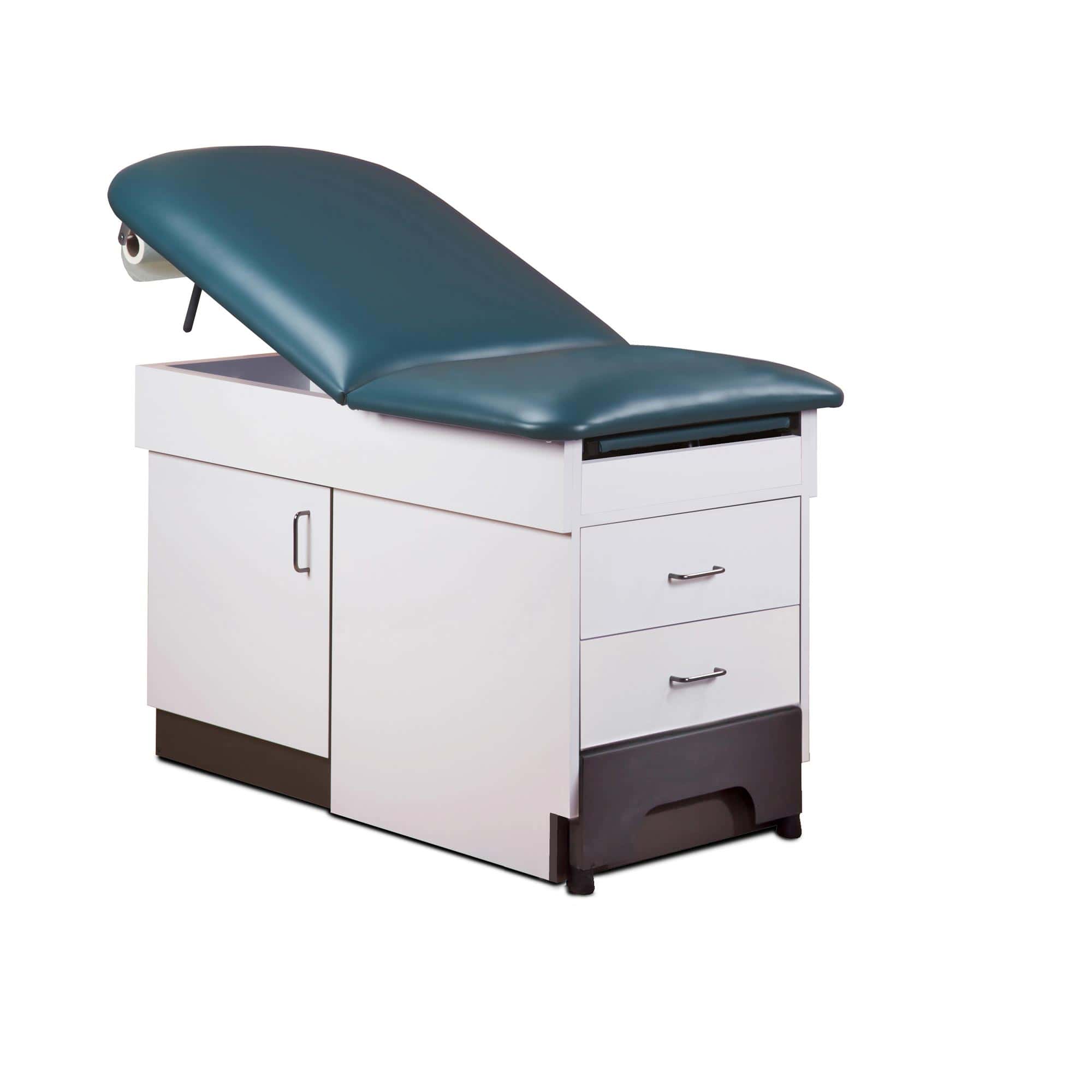 Clinton cabinet style space saver treatment table with step stool - Image 1