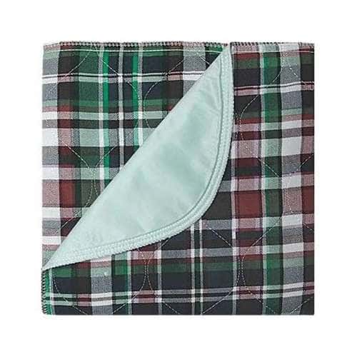 Beck's Classic Highland Blue Plaid Reusable Underpads, Heavy Absorbency - Image 1