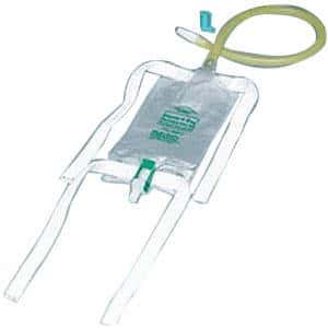 Dispoz-A-Bag Leg Bag with Flip-Flo Valve and Extension Tubing - Image 1
