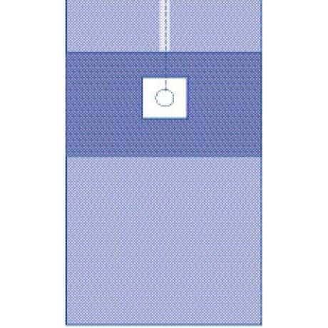 Medline Femoral Angiography Central Line Surgical Drape with Zip-Strip - Image 1