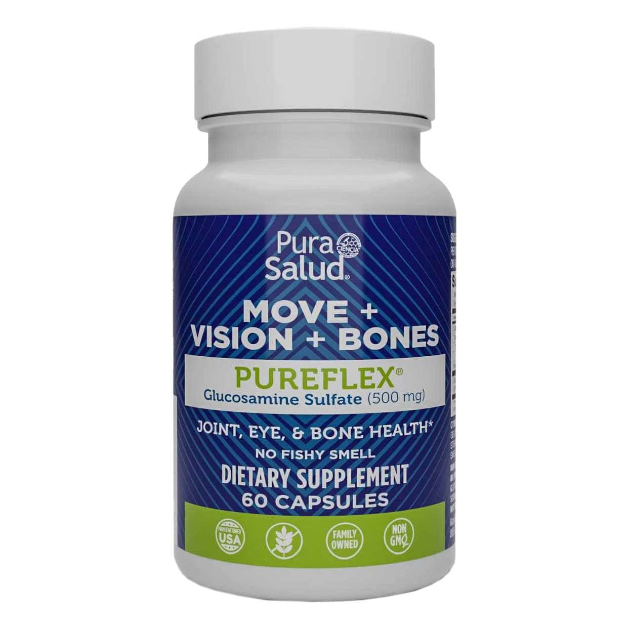 Pura Salud Glucosamine HCI Joint Health Supplement Capsule, 500 mg - Image 1