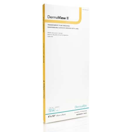 DermaView II Transparent Adhesive Film Wound Dressing With Label - Image 3