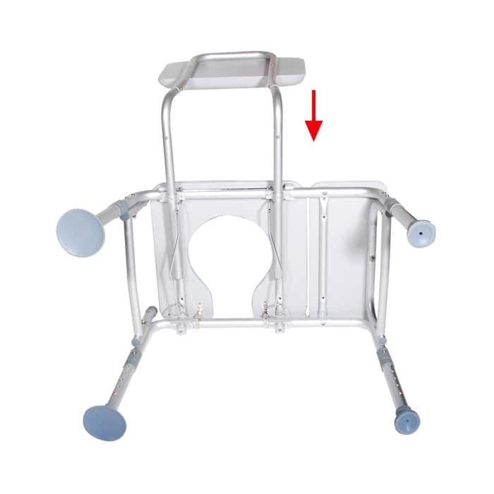Drive combination padded transfer bench-commode - Image 3