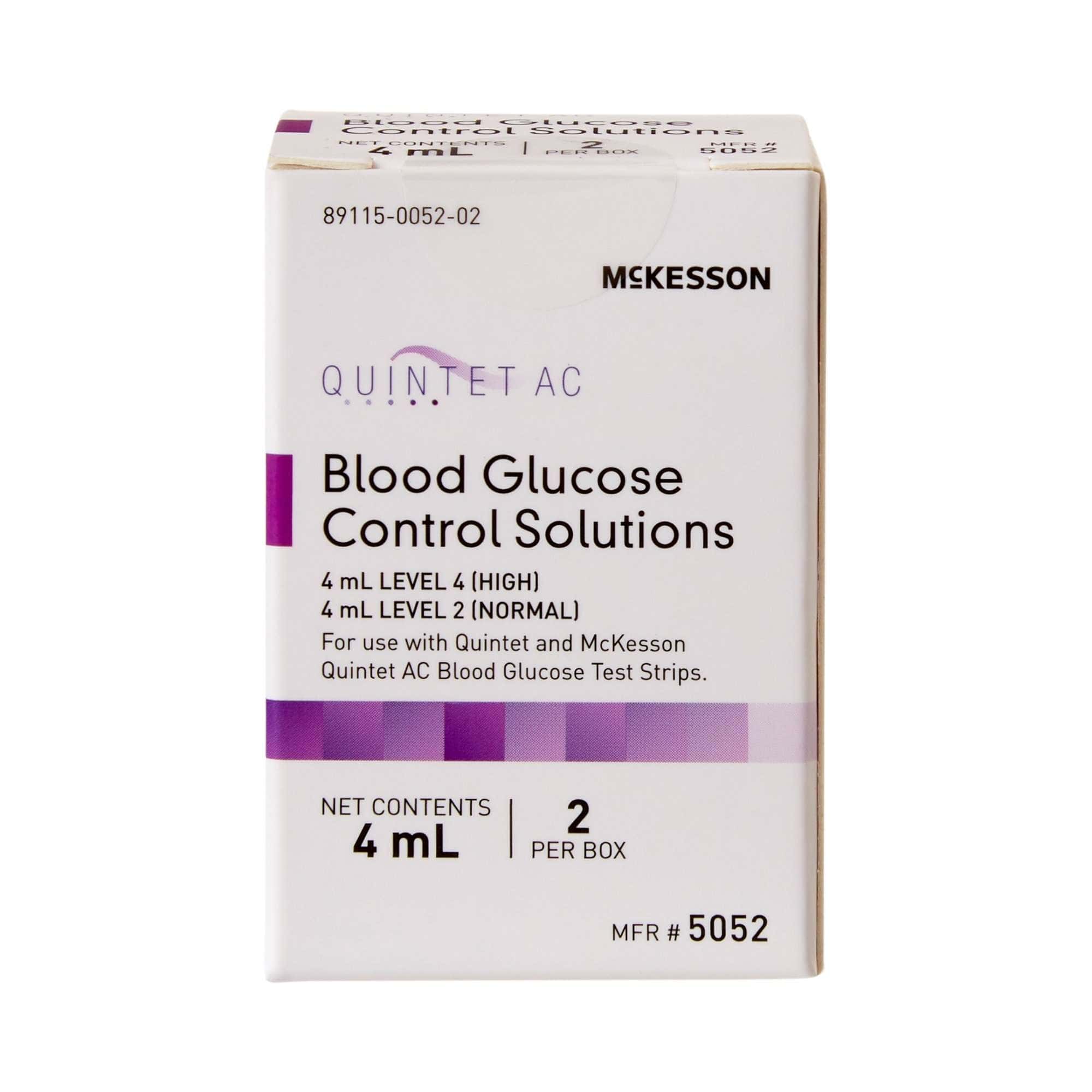 McKesson Quintet AC Blood Glucose Control Solution - Image 2