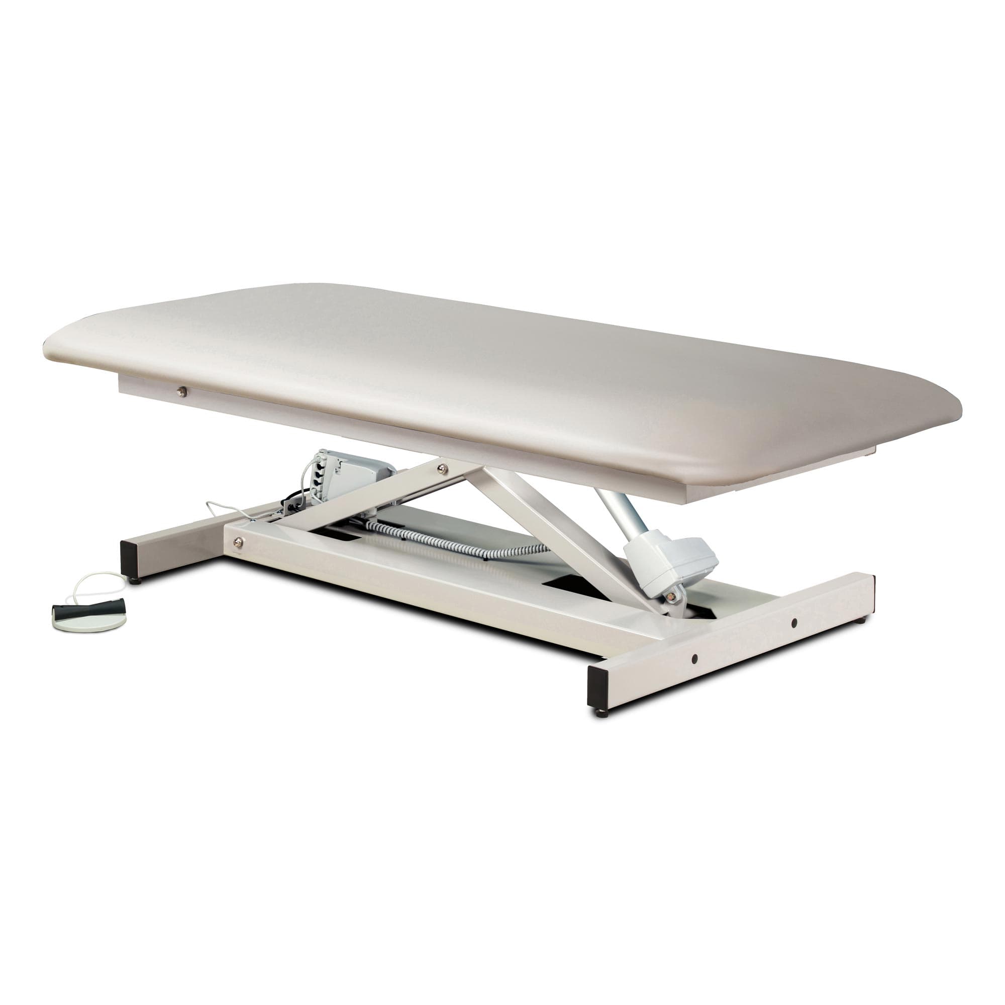 Clinton open base, extra wide, bariatric, straight top power table - Image 6