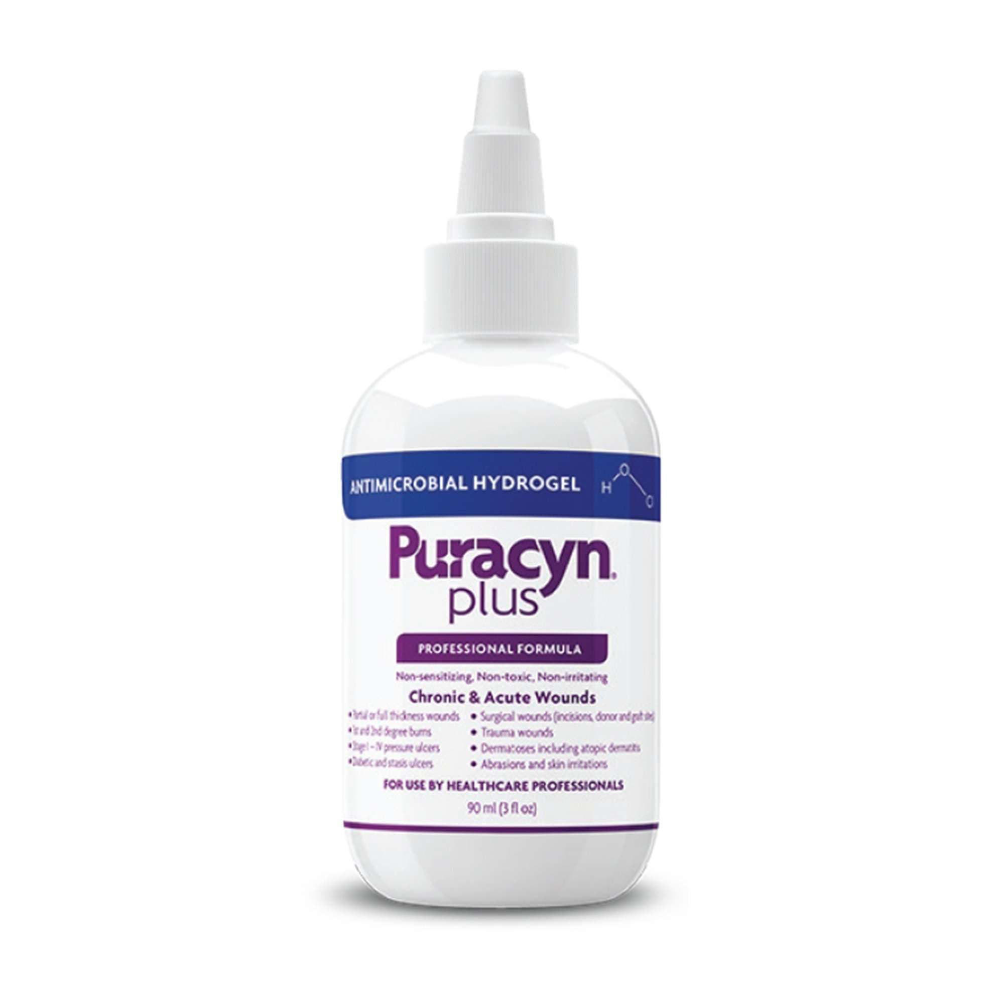 Puracyn Plus Professional Antimicrobial Hydrogel with Twist Cap Bottle