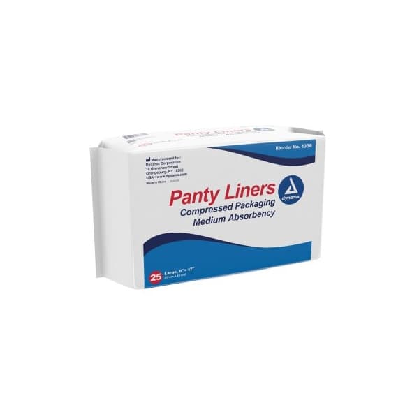 Dynarex Panty Liners with Adhesive Tabs - Image 1