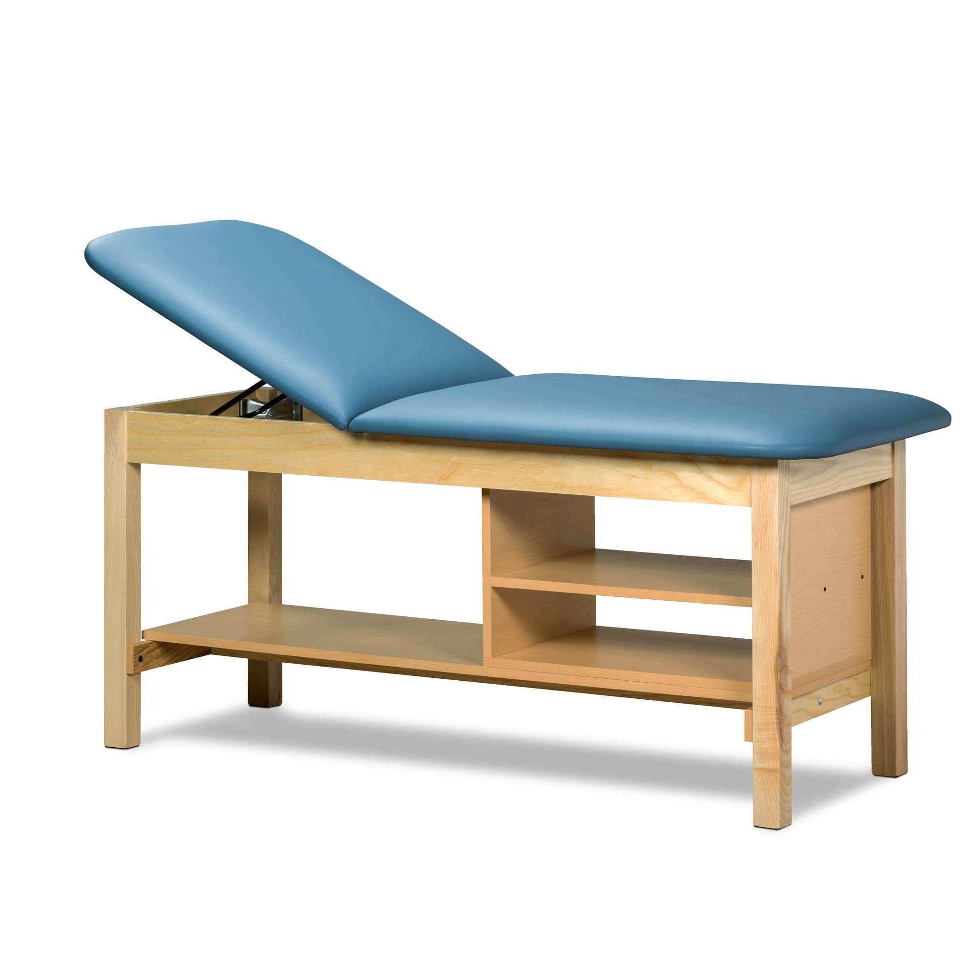 Clinton ETA classic series treatment table with shelving