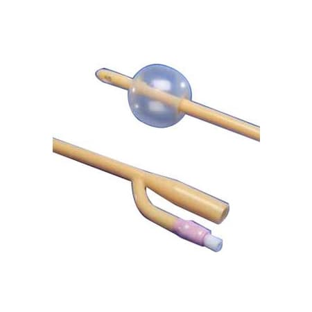 Kendall Dover 2-Way Silicone Elastomer-Coated Latex Foley Catheter