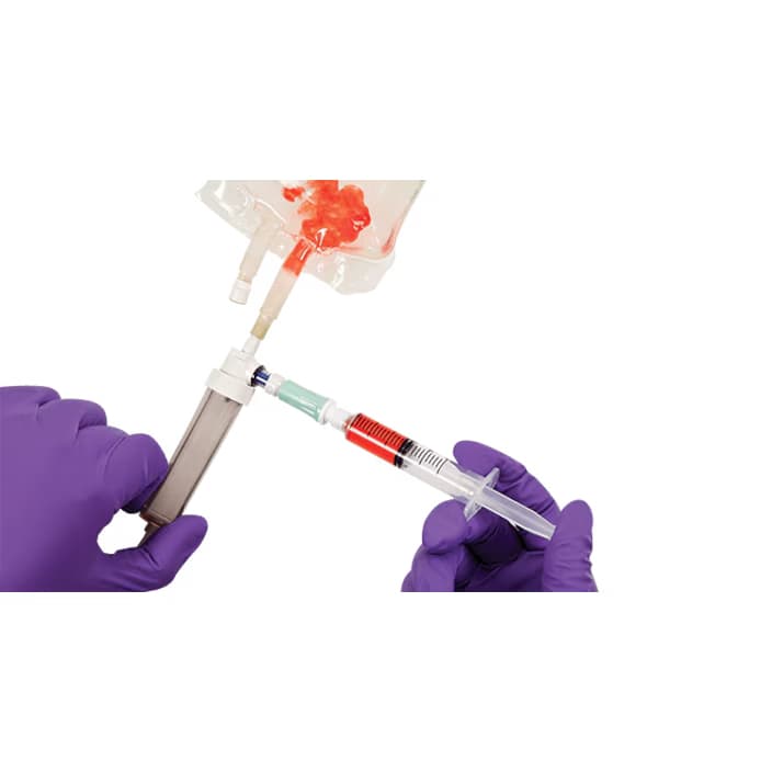 BD Texium closed male luer with female cap, 0.12 mL - Case of 100 - Image 5