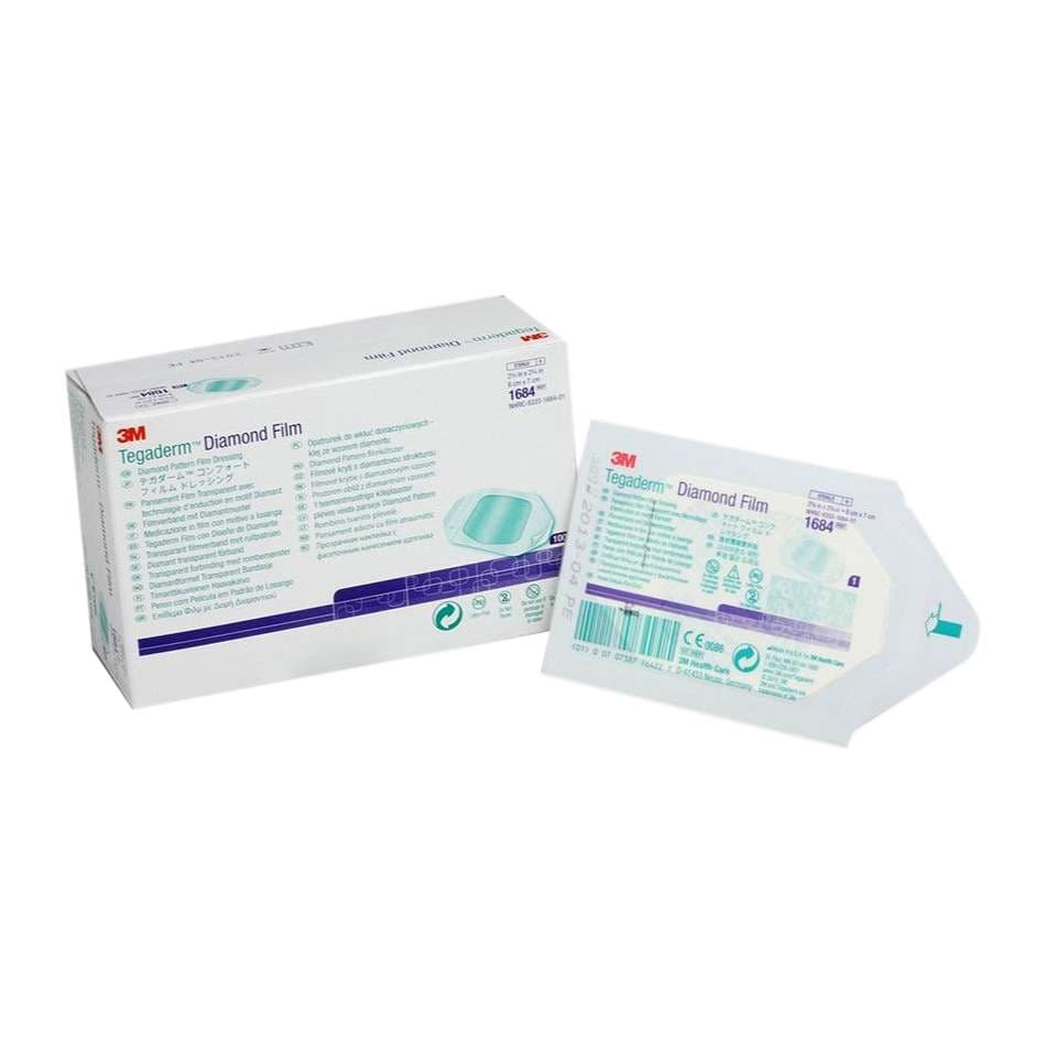 3M Tegaderm Diamond Pattern Transparent Dressing