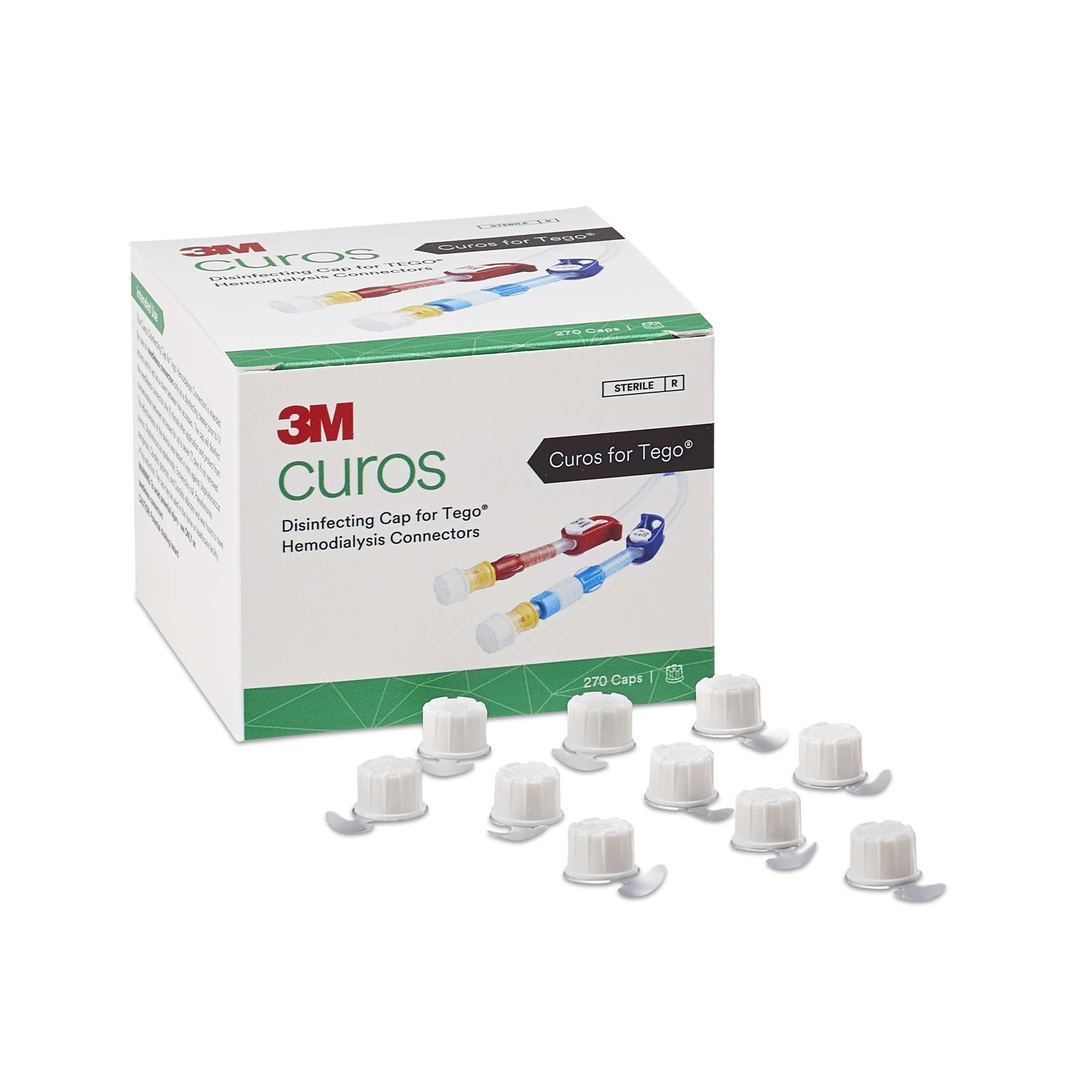 3M Curos Disinfecting Cap for Tego Hemodialysis Connectors