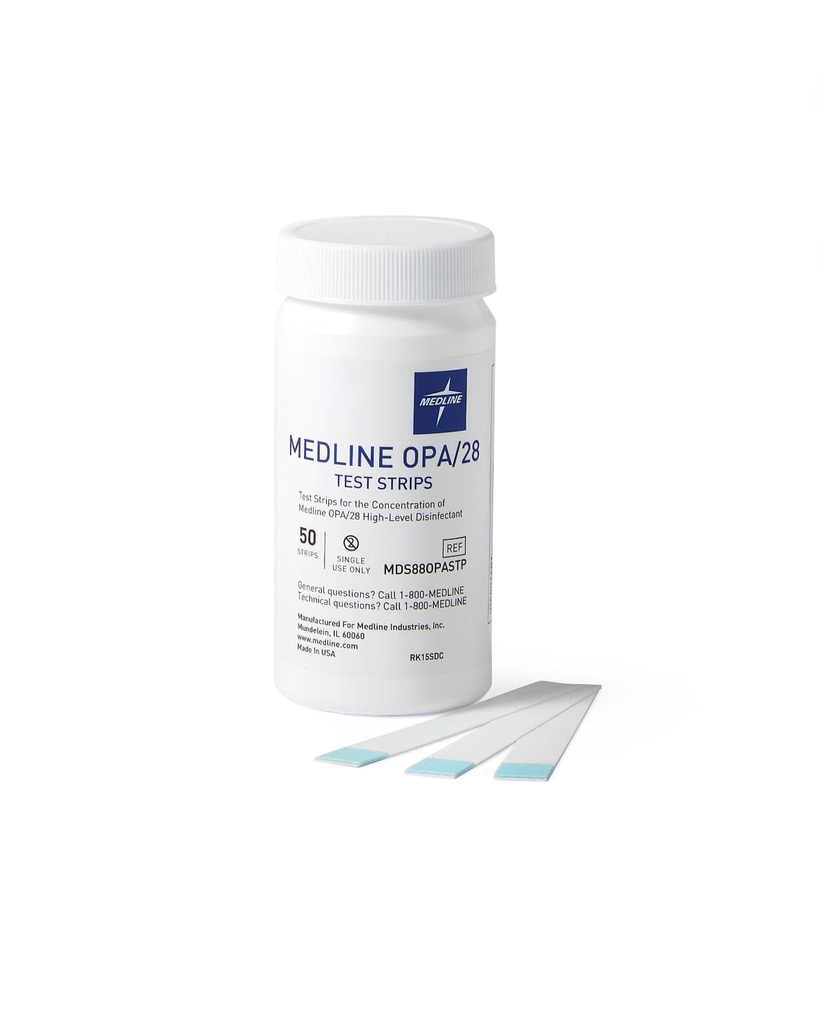 Medline Opa Disinfectant Test Strip - Image 1