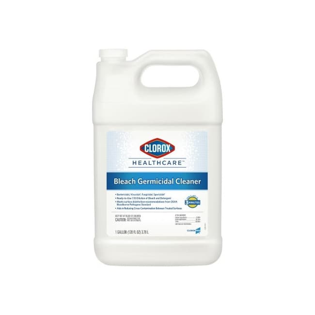 Clorox Healthcare Bleach Germicidal Surface Disinfectant Cleaner Refill Jug - Image 1